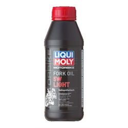 LIQUI MOLY Motorbike Fork Oil 5W light 500ml Verpackungseinheit = 6 Stück (Das aktuelle Sicherheitsdatenblatt finden Sie im Internet unter www.maedler.de in der Produktkategorie), Produktphoto