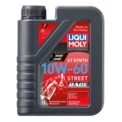 LIQUI MOLY Motorbike 4T Synth 10W-60 Street Race 4l Verpackungseinheit = 4 Stück (Das aktuelle Sicherheitsdatenblatt finden Sie im Internet unter www.maedler.de in der Produktkategorie), Produktphoto