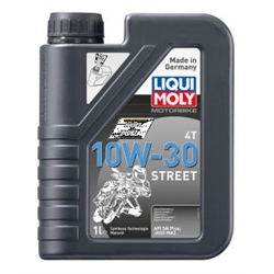LIQUI MOLY Motorbike 4T 10W-30 Street 4l Verpackungseinheit = 4 Stück (Das aktuelle Sicherheitsdatenblatt finden Sie im Internet unter www.maedler.de in der Produktkategorie), Produktphoto