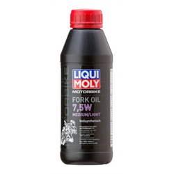 LIQUI MOLY Motorbike Fork Oil 7,5W medium/light 1l Verpackungseinheit = 6 Stück (Das aktuelle Sicherheitsdatenblatt finden Sie im Internet unter www.maedler.de in der Produktkategorie), Produktphoto