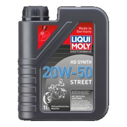 LIQUI MOLY Motorbike HD Synth 20W-50 Street 1l Verpackungseinheit = 6 Stück (Das aktuelle Sicherheitsdatenblatt finden Sie im Internet unter www.maedler.de in der Produktkategorie), Produktphoto