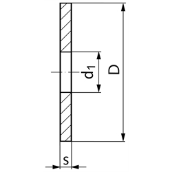 Reibbelag für Rutschnabe FA und FA-K Baugröße 0 35x45x2,5mm, Technische Zeichnung