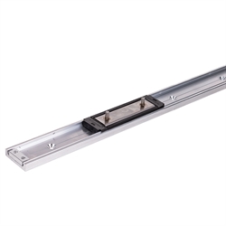Schiene für Linearführung DA 0115 RC Material Aluminium Länge ca. 2400mm mit Befestigungsbohrungen Lochabstand 100mm, Produktphoto