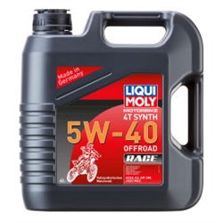 LIQUI MOLY Motorbike 4T Synth 5W-40 Offroad Race 4l Verpackungseinheit = 4 Stück (Das aktuelle Sicherheitsdatenblatt finden Sie im Internet unter www.maedler.de in der Produktkategorie), Produktphoto